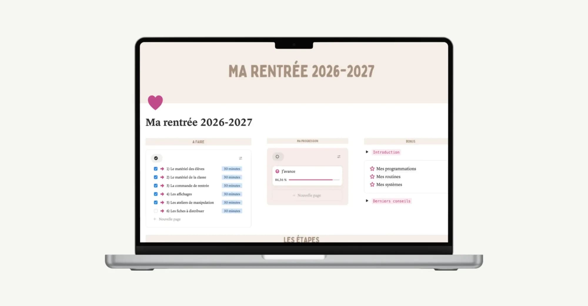 Préparer sa rentrée avec l’IA : prompt simple